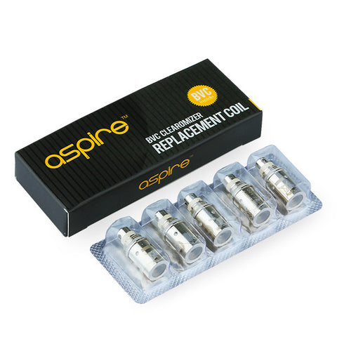 Replacement "BVC" Coils for Aspire Cartomizers (5-Pack)